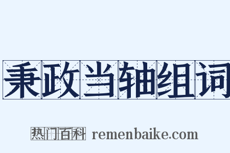 秉政当轴组词是什么意思的图片